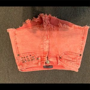 Pink Kendall and Kylie Highwaisted Shorts